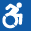 Wheelchair accessible icon