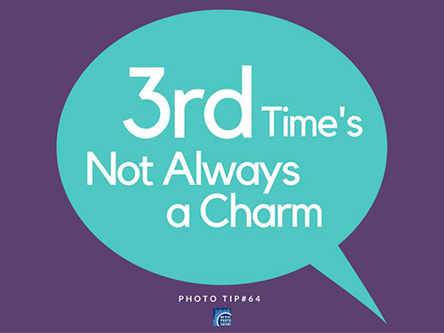 rule of thirds photo tip