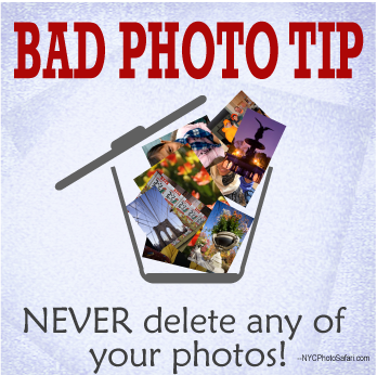 bad photo tips