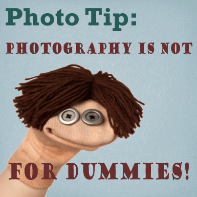 photography for dummies photo tip
