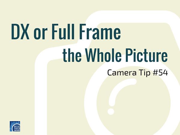 The difference between full frame and dx camera